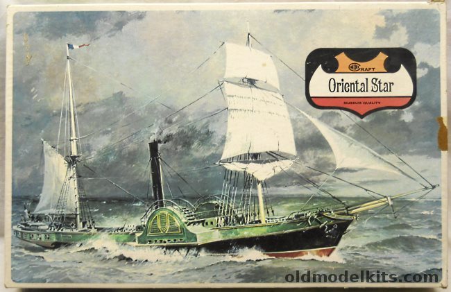 Minicraft 1/100 Oriental Star / Occident - 1838 Trans Atlantic Sail and Steam Ocean Liner (Ex-Heller), 145-800 plastic model kit